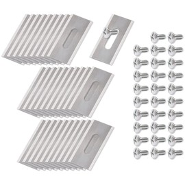 Pack of 30 Replacement Blades for Robot Lawnmower Universal Lawnmower Blades Titanium Robot Lawnmower Blade