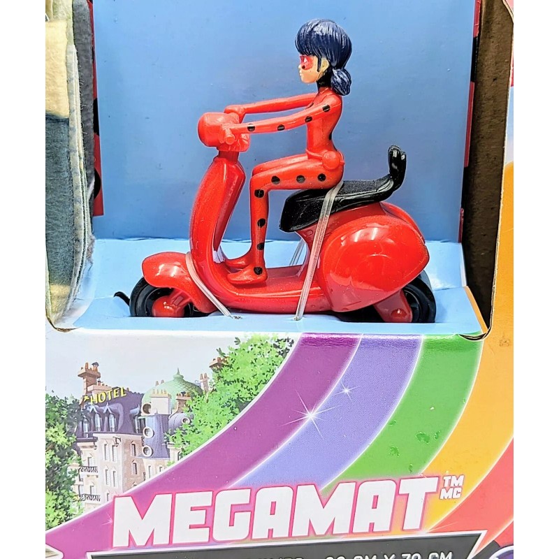 Megamat Miraculous Ladybug Marinette Scooter Megamat Play Mat Superhero Toy
