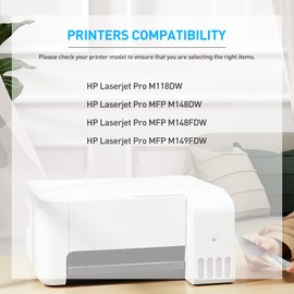 BAISINE Laserjet Pro M118dw Toner Compatible with HP CF294A 94A Black Toner Cartridge for HP LaserJet Pro M118dw HP LaserJet Pro MFP M148dw 148fdw HP LaserJet Pro M149fdw (1-Pack, with Chip)