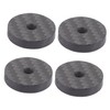 COHEALI 4Pcs Carbon Fiber Speaker Isolation Pads Shockproof Base for