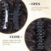 WKCT Messy Bun Hair Pieces for Women, Wavy Claw Clip