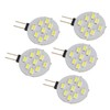 5Pcs LED Light Bulb 9 Beads 6000K White Light 180°