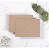 C6 Kraft Fleck Envelopes 114mm x 162mm Pack of 50