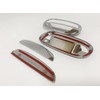 JUMBOMOTOR Chrome Side Door Handle Cover Trims Add-on Style Compatible