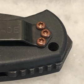 Unbranded Copper Replacement Torx Screws For USA Made Benchmade AFO 2 Knife (Set of 3)