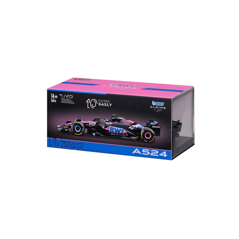 Bburago Formula 1 Alpine A524 Bahrain Version (2024): Model Car
