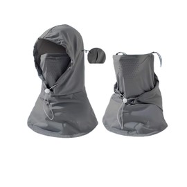 YERAN Balaclava Inner Cap Summer Cool 2Way Face Mask UV Cut UPF50+ Sun Protection Face Cover Sunshade Hat UV Cut Not Stuffy Breathable Sweat Wicking Quick Drying Stretch Eye Mask Cycling Running