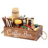 Wooden Coffee Pod Holder Coffee Station Organizer for Countertop Kcup