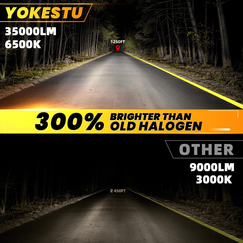 YOKESTU Headlight Bulb Fit For Toyota RAV4 2013 2014 2015