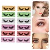 WOONEKY 12pairs Dense False Eyelashes for Women Easy to Apply