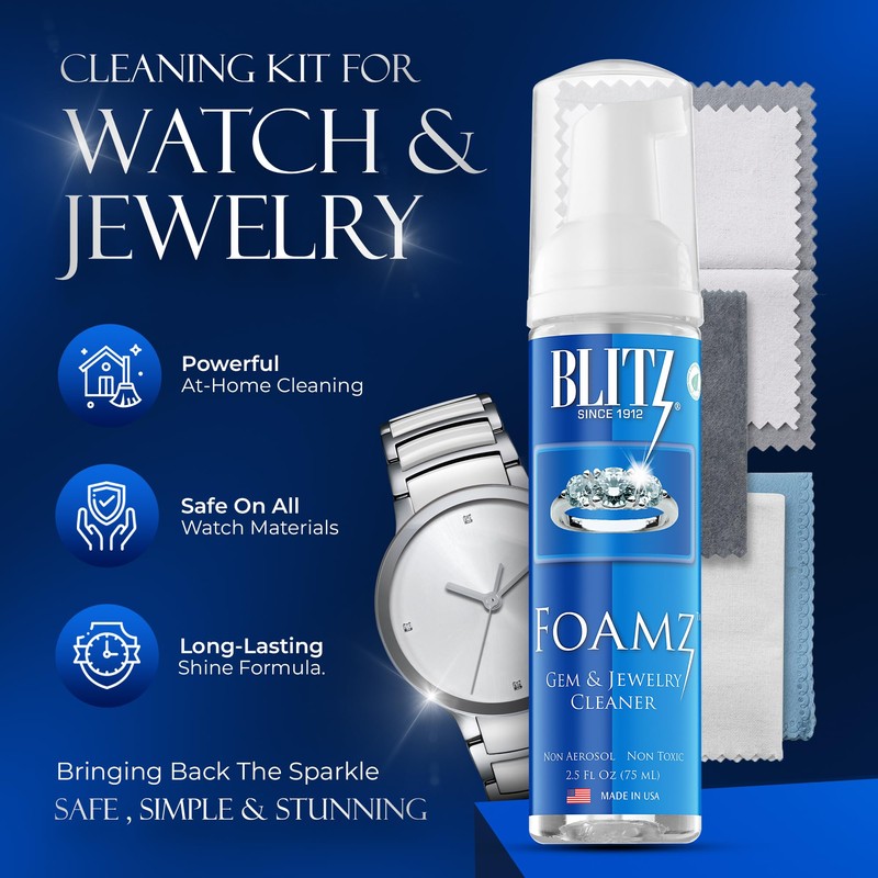 20680 Blitz Watch Care Kit - 4Piece Kit (Designer Box),