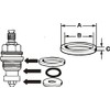 CORNAT T380100 Set of Gasket for tap top Parts