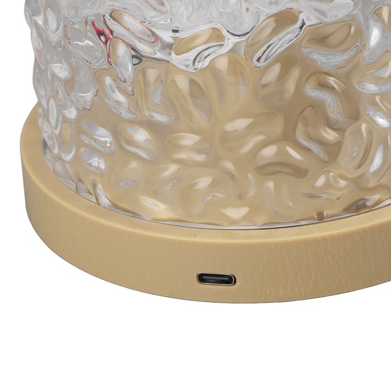 Wave Night Light 3 Colors 1000mAh USB Rechargeable Brightness Adjustable