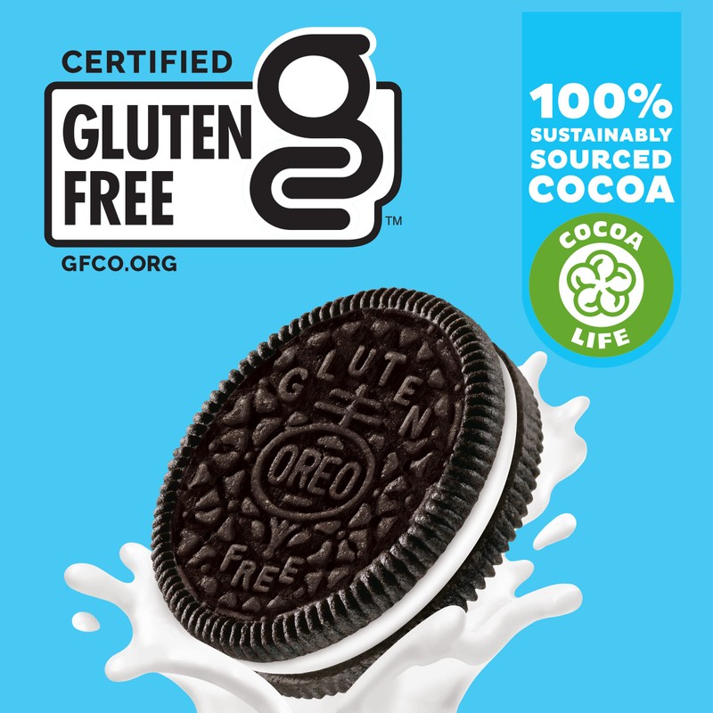 OREO Double Stuf Gluten Free Chocolate Sandwich Cookies, Gluten Free