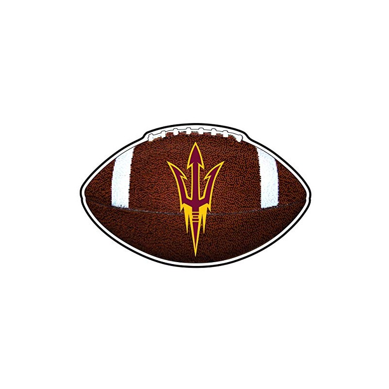 Craftique Arizona State Sun Devils Decal (PITCHFORK FOOTBALL DECAL (4",
