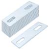 10 Pcs Electrogalvanized Dock Parts Dock Cleat Flat Washer Plate,3.5mm