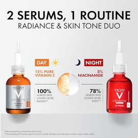 Serum Anti-Oxidante Vitamina C Vichy Liftactiv Supreme 20 ml + Serum B3 Anti-Manchas Oscuras y Anti-Arrugas Liftactiv Specialist 30 ml