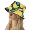 Joylife Fruit Print Bucket Hat Banana Pattern Fisherman Hats Summer