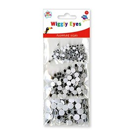 Pack of 3 Assorted Wiggly Eyes Art and Craft