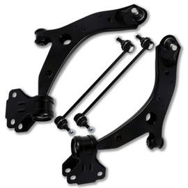 K621270 K621271 K750554 4Pcs Front Lower Control Arm Stabilizer/Sway Bar End Links Fit for Compatible with 2010 2011 2012 2013 Mazda 3, 2010-2013 Mazda 3 Sport