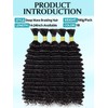 SUNNGIRL Human Braiding Hair for Boho Braids 160g 5 Bundles/Pack