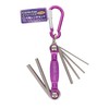 CUSTOM KOBO 6PCS Hex Wrench Set with Carabiner Inch CHI-64
