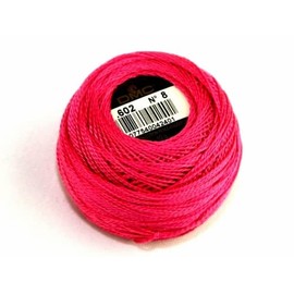 DMC Cotton Perle Thread Size 8 602 - per 10 Gram Ball