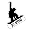 Ski Apache New Mexico Ski Adventures Souvenir 4 Inch Vinyl