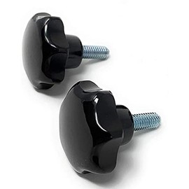 Design61 Set of 2 Star Grip Handwheel M10 x 20 mm Diameter 50