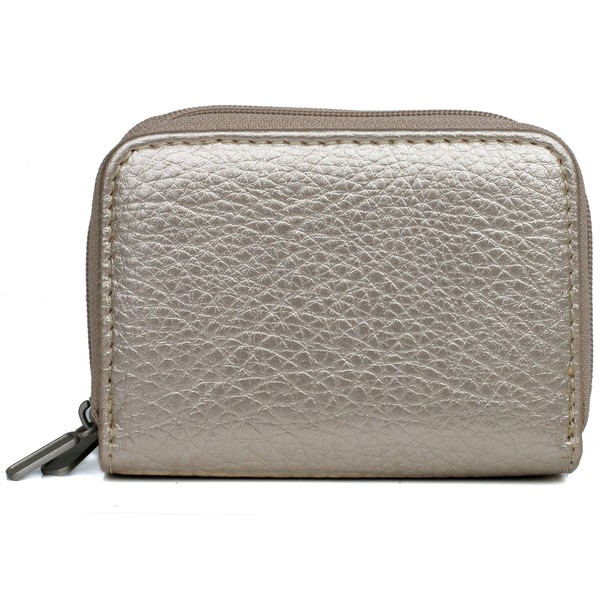 Julia Buxton Smooth Pebble Wizard Wallet