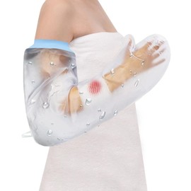 CureSquad Cast Cover Waterproof Arm, Cast Covers for Shower Arm Cast Cover for Swimming, Soft Comfortable Arm Cast Protector for Shower, Reusable Cast Bag for Bandages, Dressings, Wound Care Supplies