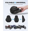 Benlari Motorcycle Seat Cushion, Universal Motorcycle Gel Seat Pad Large