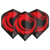 RED DRAGON Black Dragon Design Hardcore XT Dart Flights -