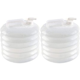 AceCamp 17319-FBM Foldable Water Tank with Tap 5 Litres Transparent Pack of 2