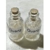  Crystal Clear Quartz Crystal Mini Gemstone Bottles, Many Different