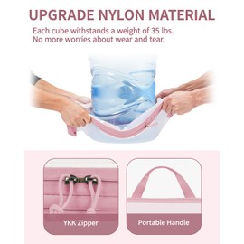 ECOHUB - Juego de 6 cubos de embalaje de compresión para viajes, maletas organizadoras con cierre YKK, cubos de embalaje compresibles para llevar y equipaje, ultra resistentes a desgarros, ligero,