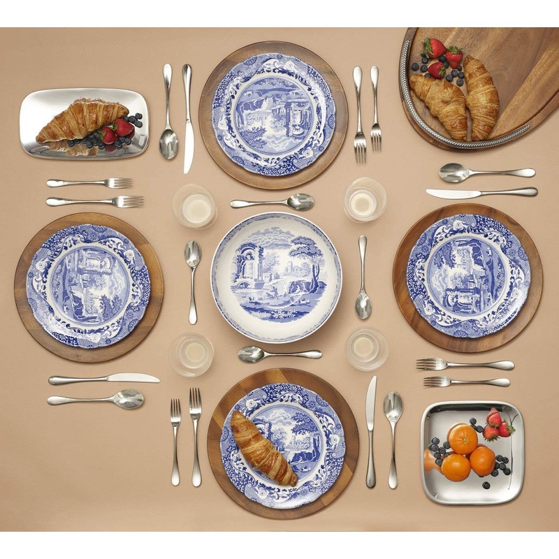 Spode Blue Italian Pastry Forks (Set of Six)