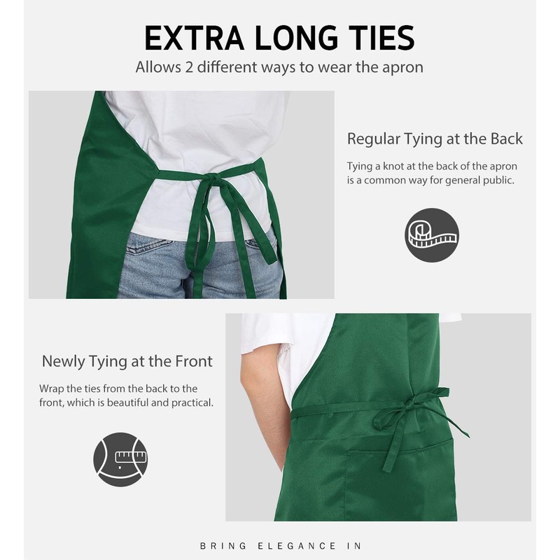 Syntus 2 Aprons, dunkelgrün