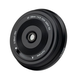 VILTROX 28mm F4.5 f/4.5 Pancake Lens for Nikon Z Auto Focus Ultra Thin Full Frame Wide Angle Prime Lens Compatible with Nikon Z-Mount Z5 Z50 Z6 Z6II Z7 Z7II ZFC Z30 Z9 Z8 Cameras