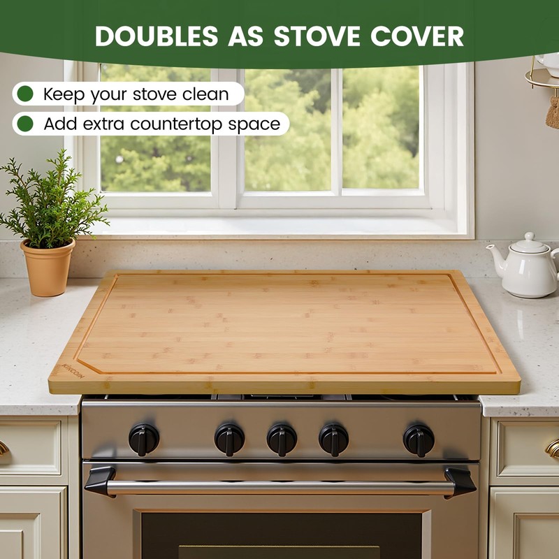 30 Inch Extra Large Bamboo Cutting Boards for Kitchen, Wood