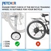 PETCHOR Variable Speed Bicycle Training Wheels, Multi-Speed Kids Stabilizers Mounted