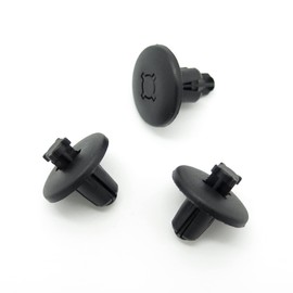 VVO Fasteners- Black Plastic Front Wheel Arch Lining & Mudguard Clips for Peugeot 406, (Pack of 10)