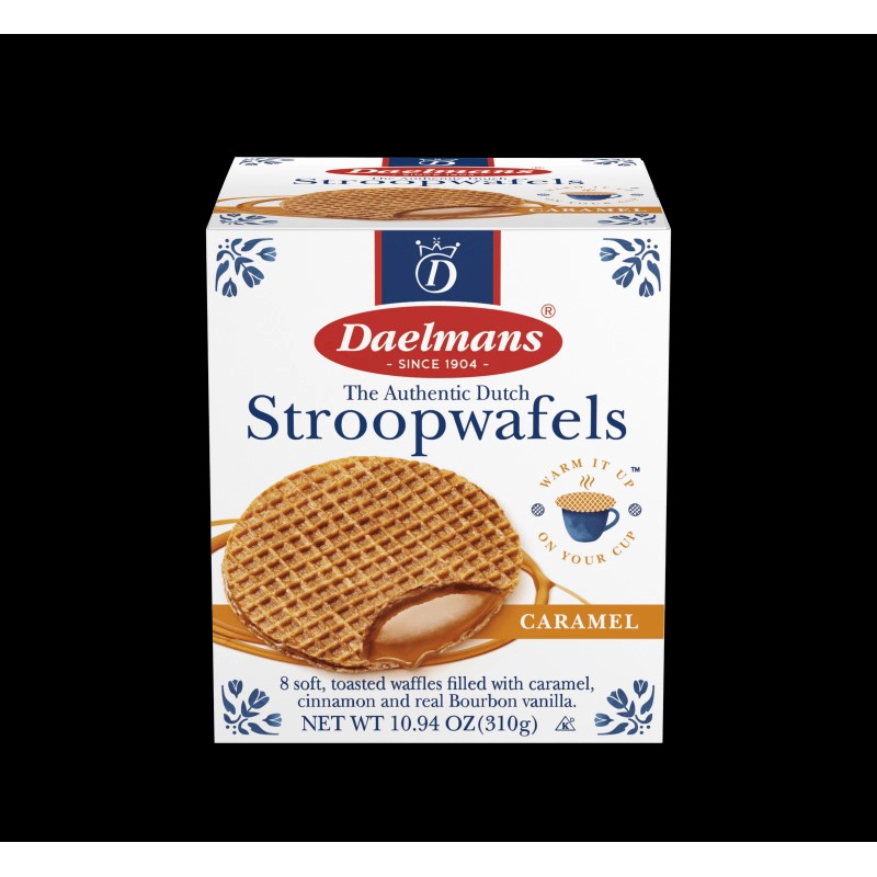 Daelmans (3 pack) Daelmans Caramel Stroopwafels, 10.94 oz, 8 Count
