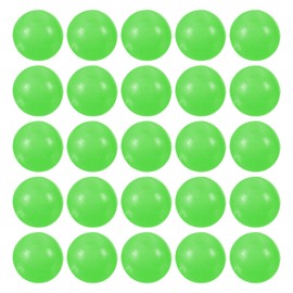 M METERXITY 200 Pcs Glow Fishing Beads - Plastic Luminous Round Bait Egg Lure Rigs Apply to Outdoor Tackle Tool (6mm, Green)