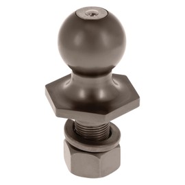 Reese 7098000 Interlock® Tactical™ Trailer Hitch Ball, 1-7/8 in. Diameter, 2,000 lbs. Capacity, 3/4 in. Shank Dia, 1-1/2 in. Shank Length, Pewter