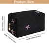HHQQWZ Makeup Bag Travel Cosmetic Bag for Women Girls, Zipper