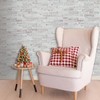 TORURAL 100 Whitewash Red Faux Brick Wall Tiles, 3D Thin