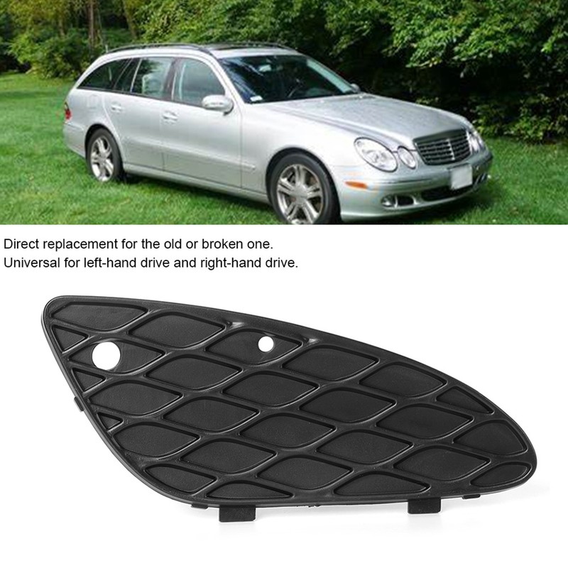 Front Bumper Cover Mesh Grille 2118850353 2118850253 Fit for MercedesBenz