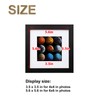EGOFINE 6x6 Black Photo Frames Set of 4 - Made