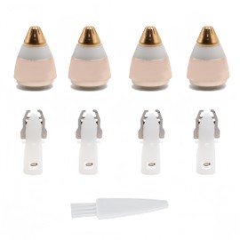 Eyebrow Hair Remover replacement heads for Finishing Touch Flawless Brows Eyebrow Hair Remover,Painless Blades with Cleaning Brush - As Seen on TV (flawless eyebrow replacement heads, 4 pack)